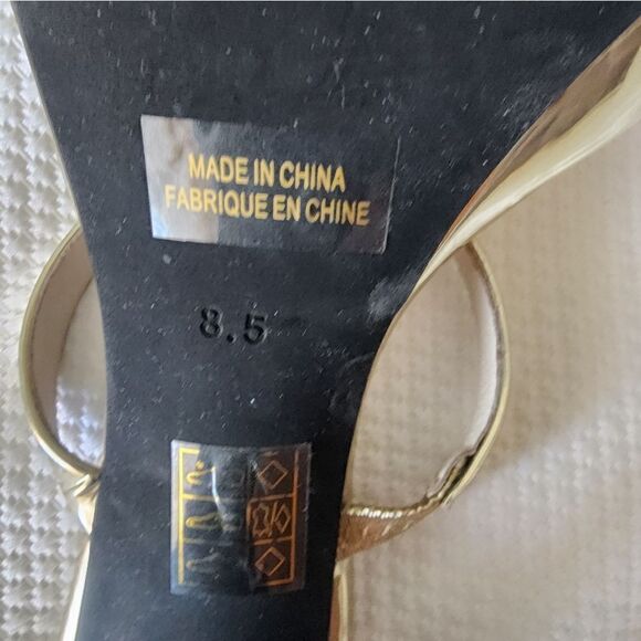 Jeffrey Campbell Hustler Platform Sandal Size 8.5 Square Toe Higheel display - Picture 16 of 16